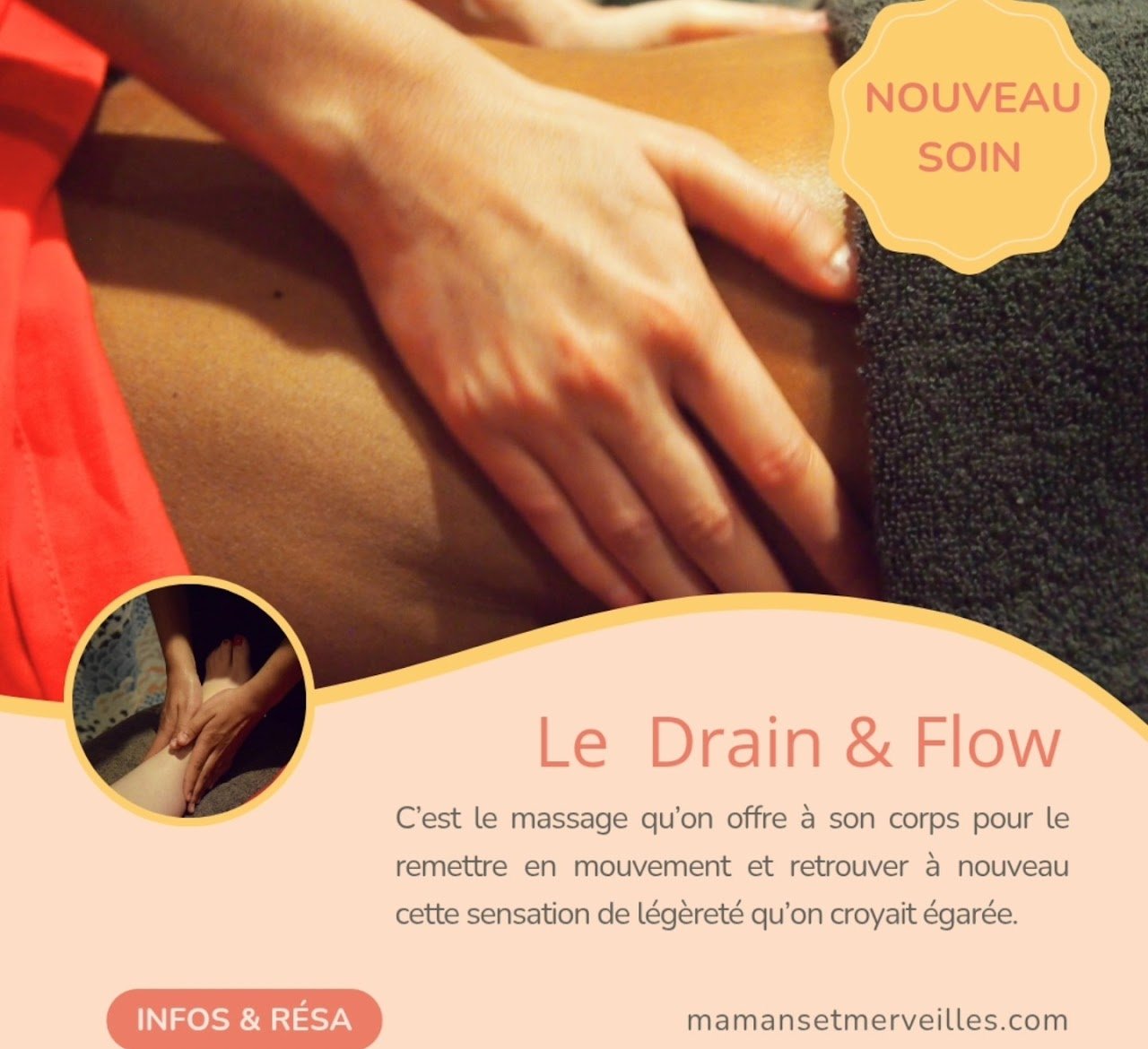 image du massage drain et flow