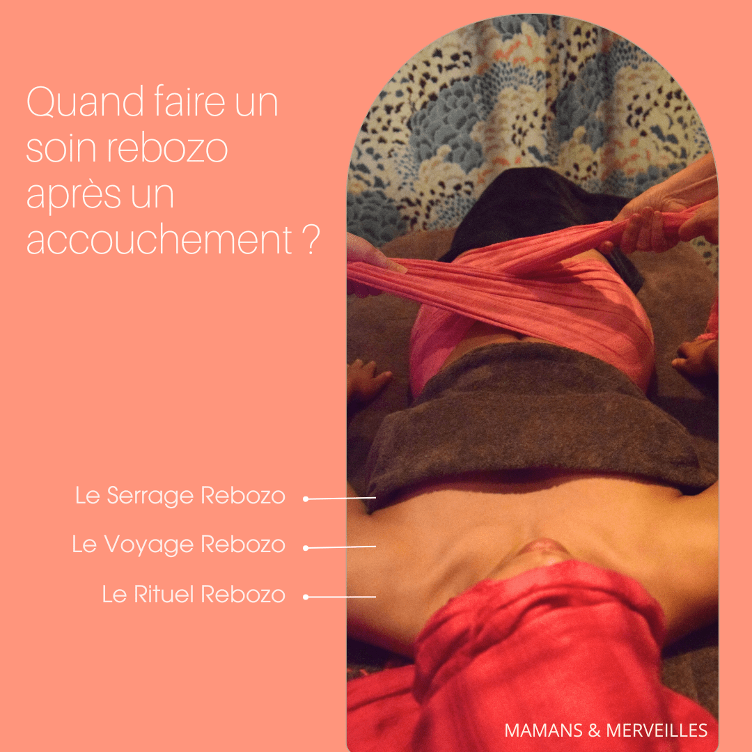 Illustration des soins rebozo pour jeunes mamans