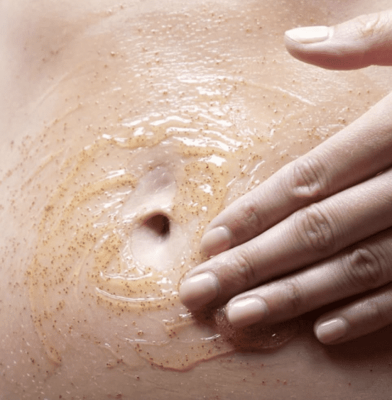 photo d'un massage du ventre